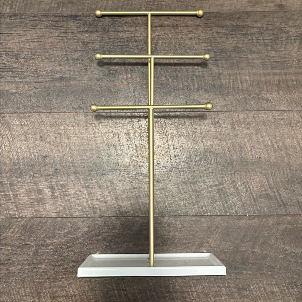 Gold Jewelry Stand